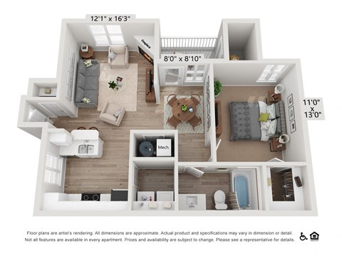Pilot Renovated floor plan